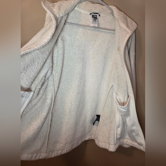 The North Face Osito Fleece Jacket Women's XL   LIKE NEW Off White - Picture 3 of 16